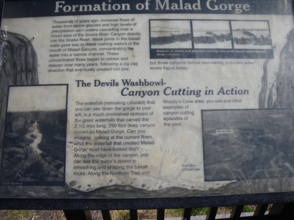 Sign at Malad Gorge